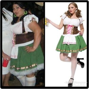 Gretchen German Beer Girl Plus Size Hallow Costume